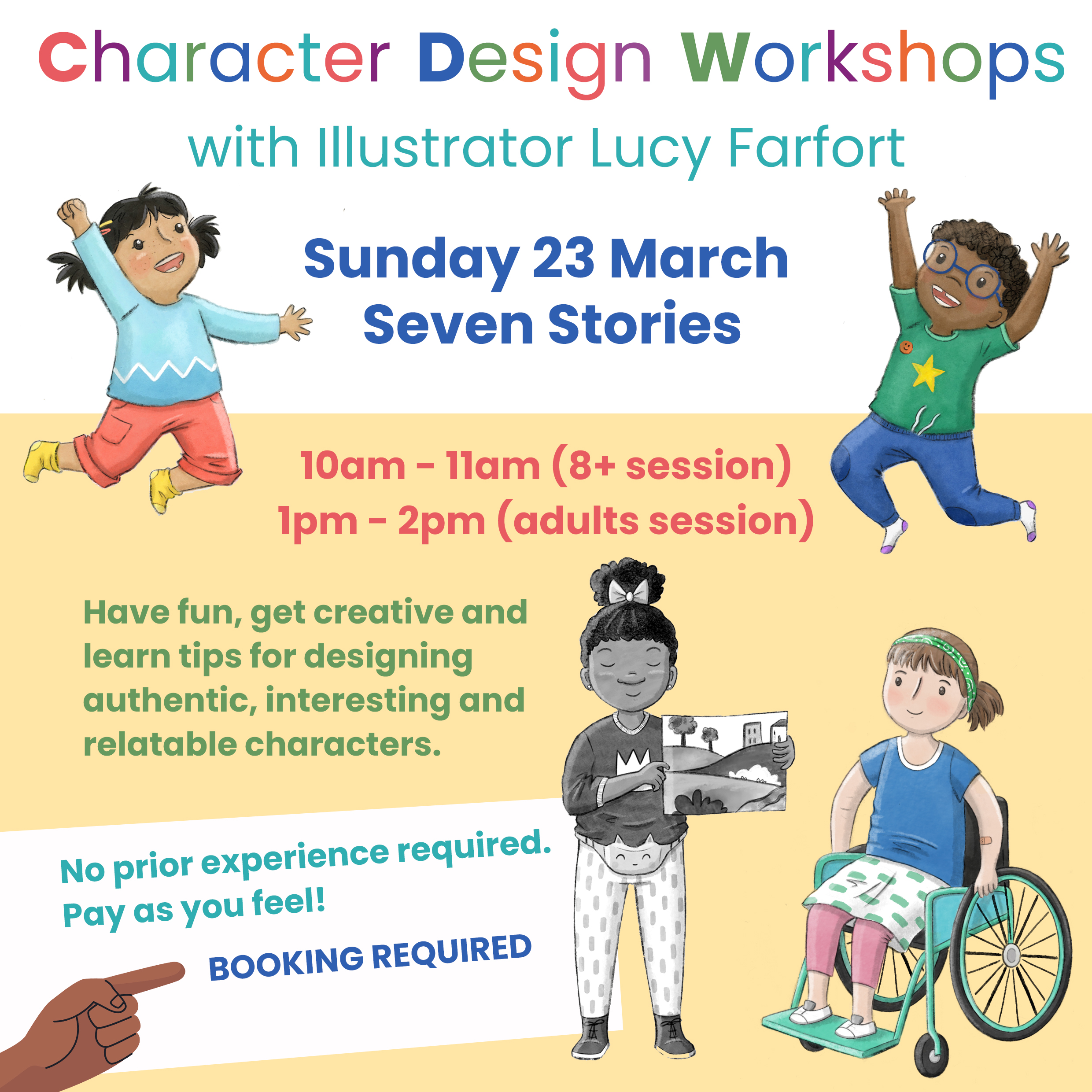 Character Design Workshop with Illustrator Lucy Farfort