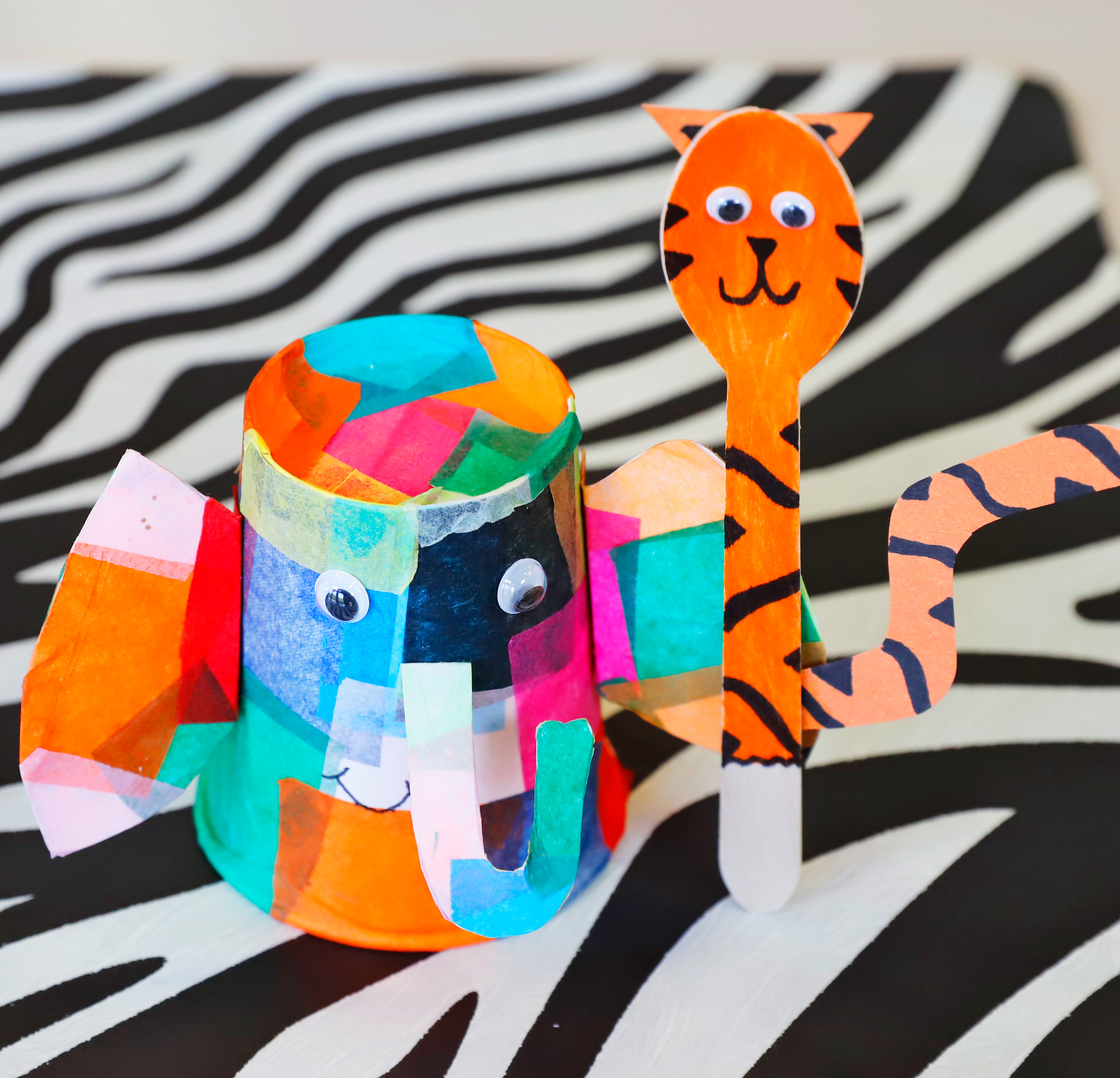 Elmer and the Rainbow Craft Workshop